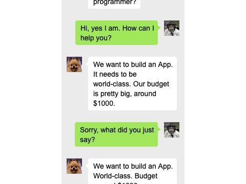 WeChat Chat UI
